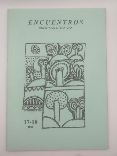 Portada del libro de Encuentros. Revista de literatura. Nº 17-18