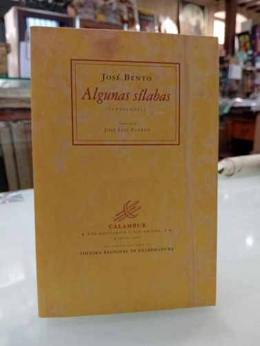 Portada del libro de Algunas sílabas (Antología)
