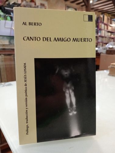 Portada del libro de Canto del amigo muerto