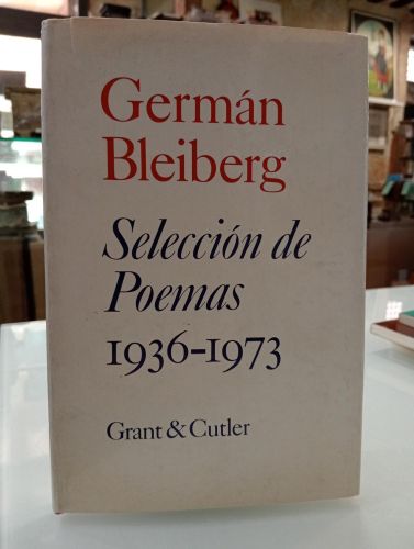 Portada del libro de Selección de Poemas, 1936-1973