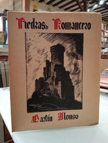 Portada del libro de Piedras de Romancero. Poemas de Castilla (1937-1938)