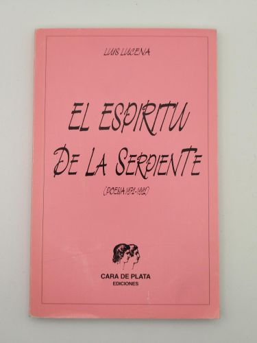 Portada del libro de EL espíritu de la serpiente (Poesía 1972-1992)