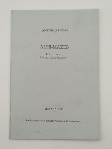 Portada del libro de Alhi-mazeb