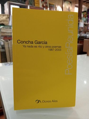 Portada del libro de Ya nada es rito y otros poemas 1987-2003
