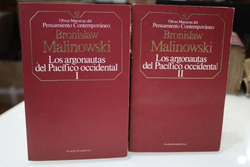 Portada del libro de Los argonautas del pacífico occidental.- Dos tomos.