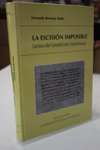 Portada del libro de La escisión imposible. Lectura del Gnosticismo Valentiniano.
