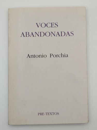 Portada del libro de  Voces abandonadas
