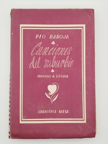 Portada del libro de Canciones del suburbio