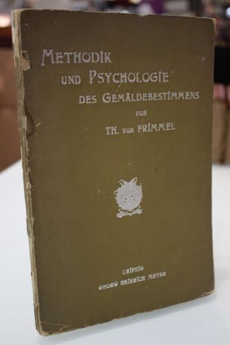 Portada del libro de Methodik und Psychologie des Gemäldbestimmens.- Kleine Galeriestudien.

