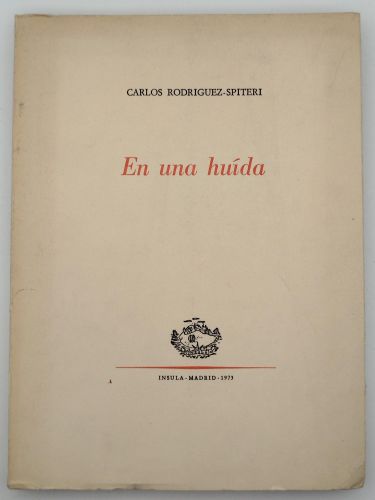 Portada del libro de En una huída [Dedicado]
