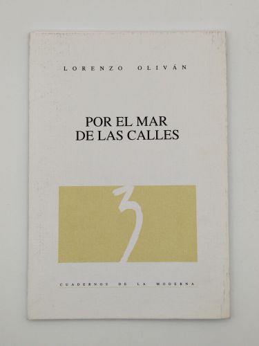 Portada del libro de Por el mar de las calles [Dedicado]