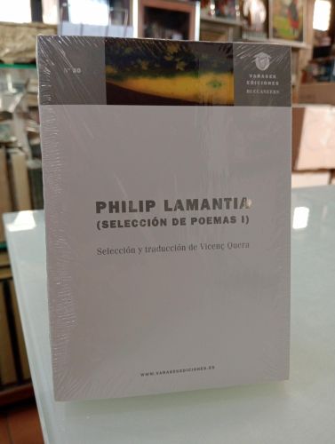 Portada del libro de Philip Lamantia. Selección de poemas. Dos tomos
