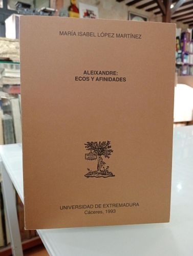 Portada del libro de Aleixandre: ecos y afinidades