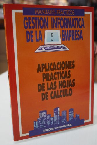 Portada del libro de Aplicaciones prácticas de las hojas de cálculo.- Gestión informática de la empresa. 5. 
