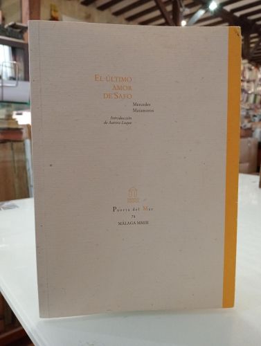 Portada del libro de El último amor de Safo