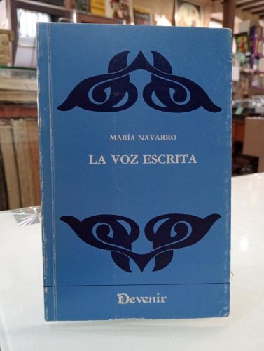 Portada del libro de La voz escrita