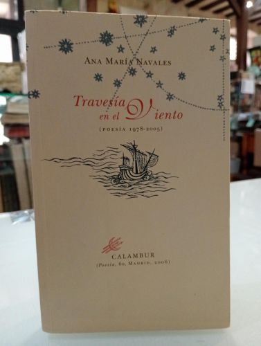 Portada del libro de Travesía en el viento (Poesía 1978-2005)