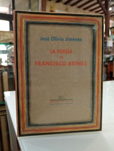 Portada del libro de La poesía de Francisco Brines