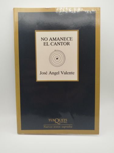 Portada del libro de No amanece el cantor