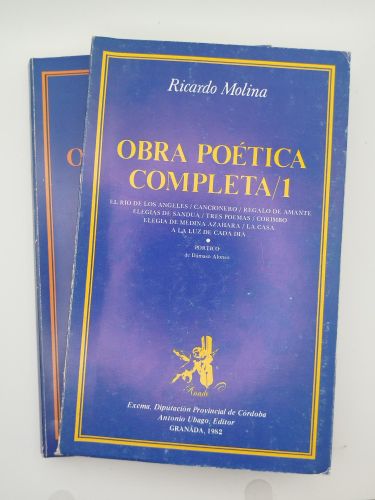 Portada del libro de Obra poética completa. 2 tomos