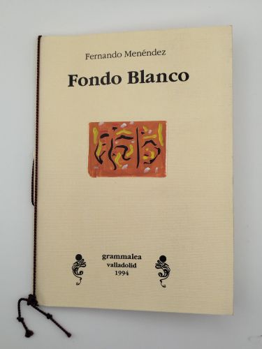Portada del libro de Fondo blanco