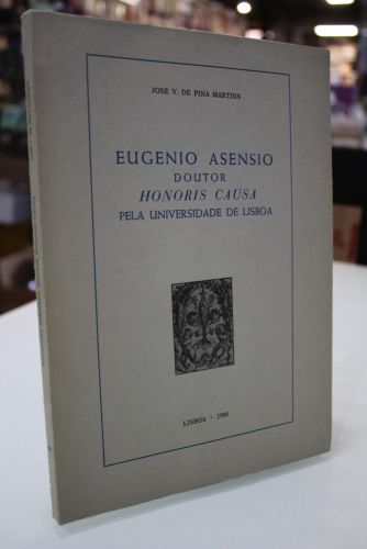 Portada del libro de Eugenio Asensio. Doutor Honoris Causa pela Universidade de Lisboa.