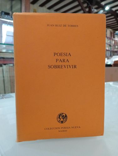 Portada del libro de Poesía para sobrevivir