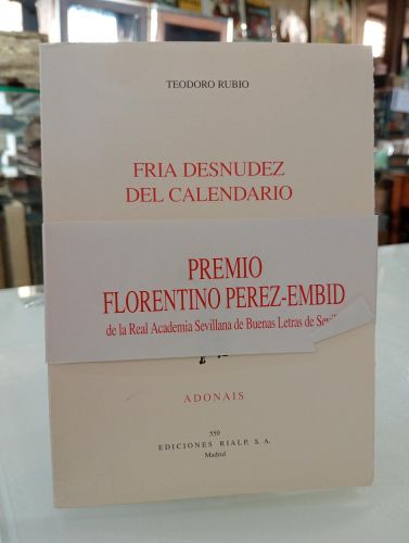 Portada del libro de Fría desnudez del calendario