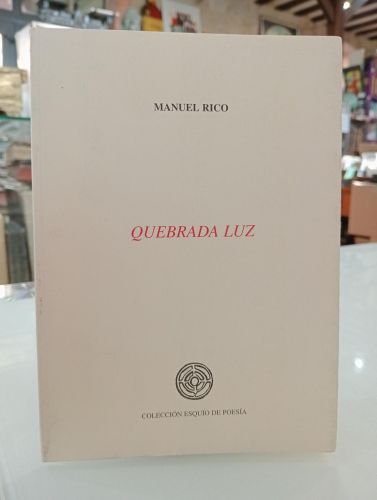 Portada del libro de Quebrada luz