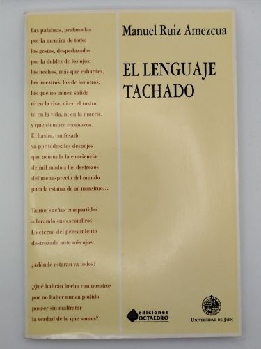 El lenguaje tachado [Dedicado]