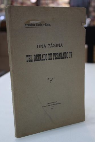 Una página del reinado de Fernando IV.