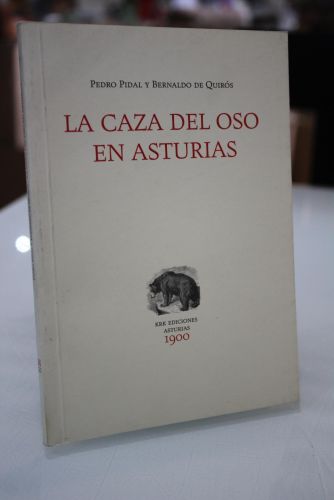 Portada del libro de La caza del oso en Asturias