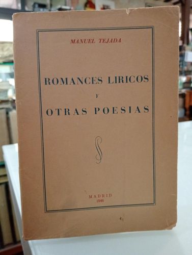 Portada del libro de Romances líricos y otras poesías