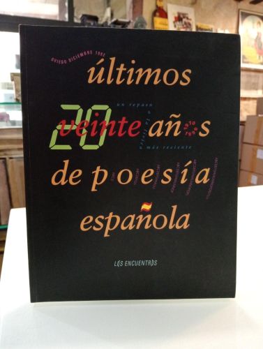 Portada del libro de Ultimos veinte años de poesía española