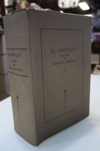 El Crotalón. Anuario de Filología Española 1.
