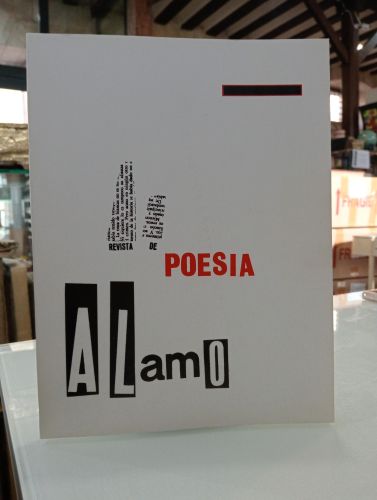 Portada del libro de Álamo. Revista de poesía. Número homenaje a José Ledesma Criado