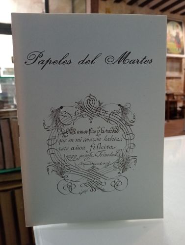 Portada del libro de Papeles del martes, Revista de poesía Nº10