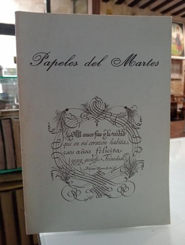 Portada del libro de Papeles del martes, Revista de poesía Nº10