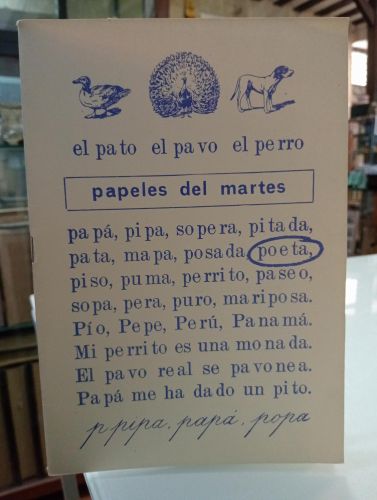 Portada del libro de Papeles del martes, Revista de poesía Nº9