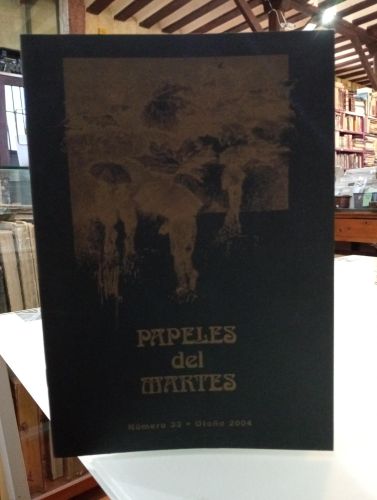 Portada del libro de Papeles del martes, Revista de poesía Nº33