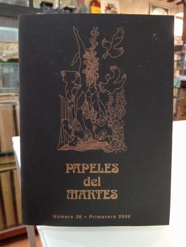 Portada del libro de Papeles del martes, Revista de poesía Nº36