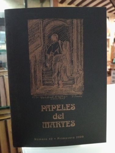 Portada del libro de Papeles del martes, Revista de poesía Nº42