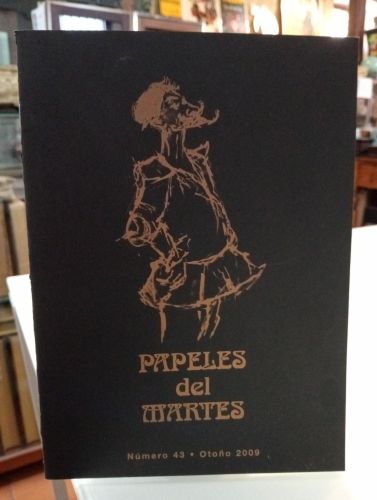 Portada del libro de Papeles del martes, Revista de poesía Nº43