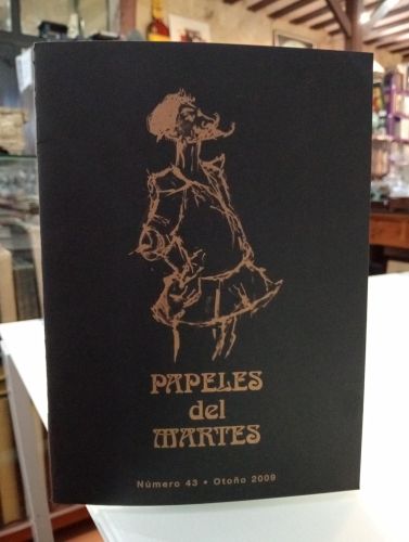 Portada del libro de Papeles del martes, Revista de poesía Nº43