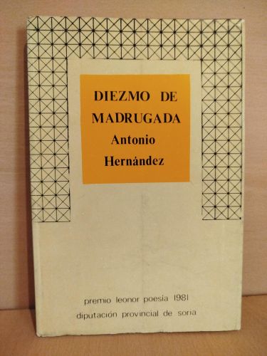 Portada del libro de Diezmo de madrugada