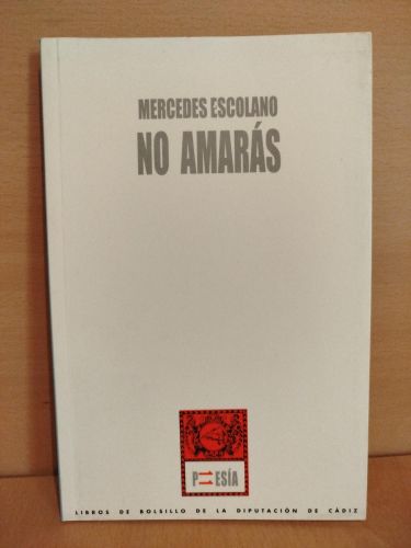 Portada del libro de No amarás