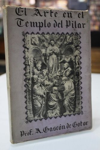 Portada del libro de El Arte en el Templo del Pilar.