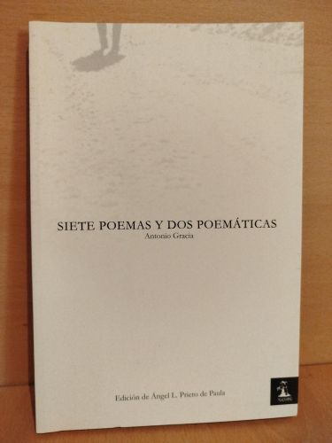 Portada del libro de Siete poemas y dos poemáticas