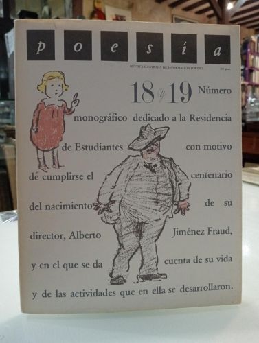 Portada del libro de Poesía. Revista Ilustrada de Información Poética. Nº18-19