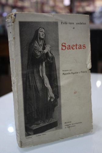 Portada del libro de Folk-lore andaluz. Saetas populares.